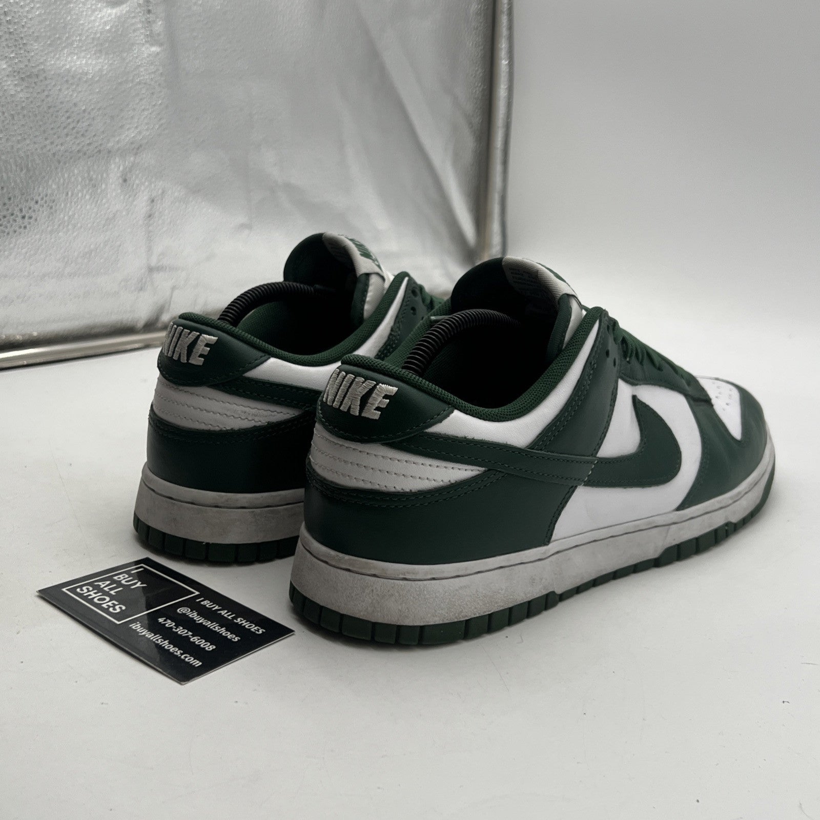 Size 10.5 - Nike Dunk Low Michigan State (DD1391-101)