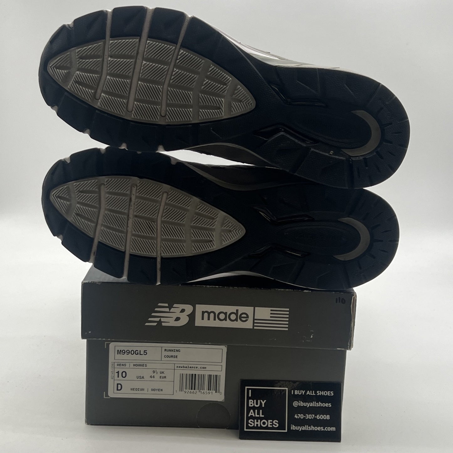 Size 10 - New Balance 990v5 Made in USA Low Castlerock (M990GL5)