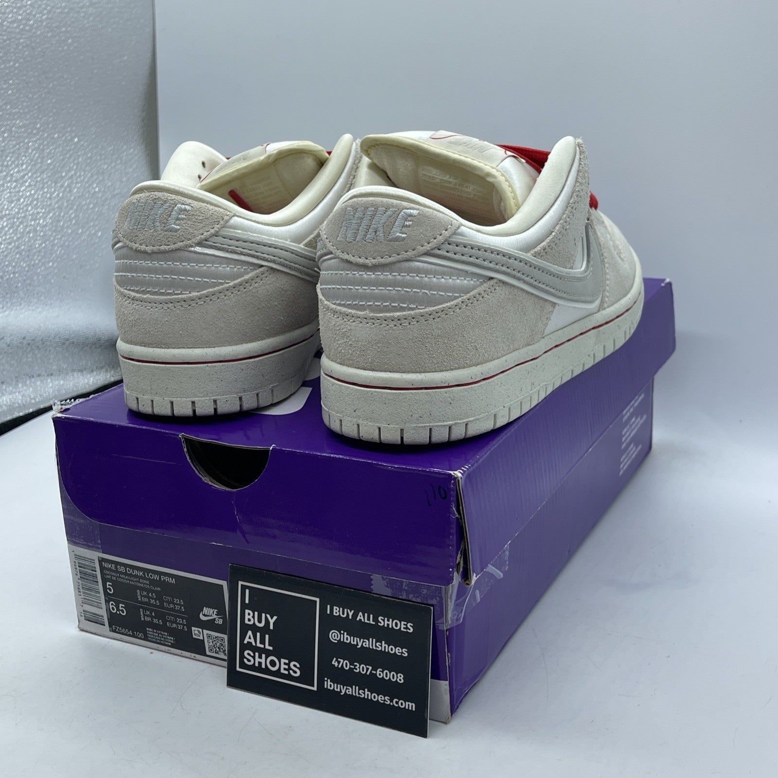 Size 5 - Nike Dunk Premium SB Low City of Love Collection Light Bone (FZ5654-100