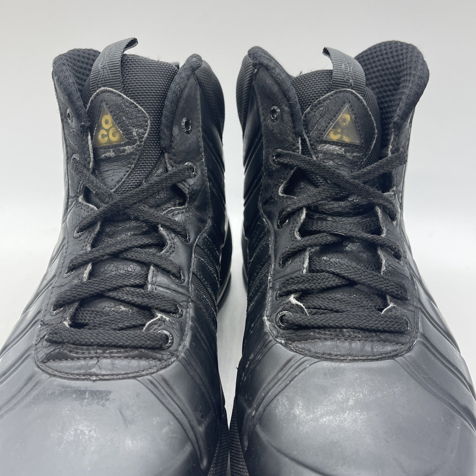 Size 11.5 - Nike Air Max Posite Bakin Black Suede Leather (415327-001)