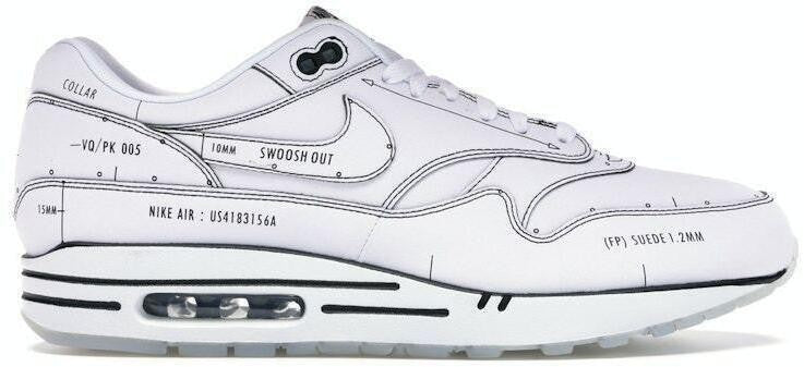 Size 13 - Nike Air Max 1 Sketch To Shelf - White (CJ4286-100)