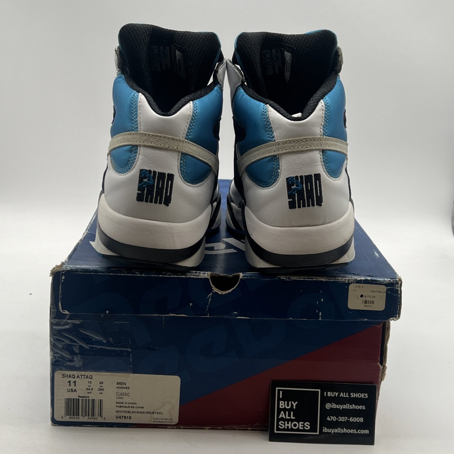 Size 11 - Reebok Shaq Attaq 2013 Orlando Magic (V47915)