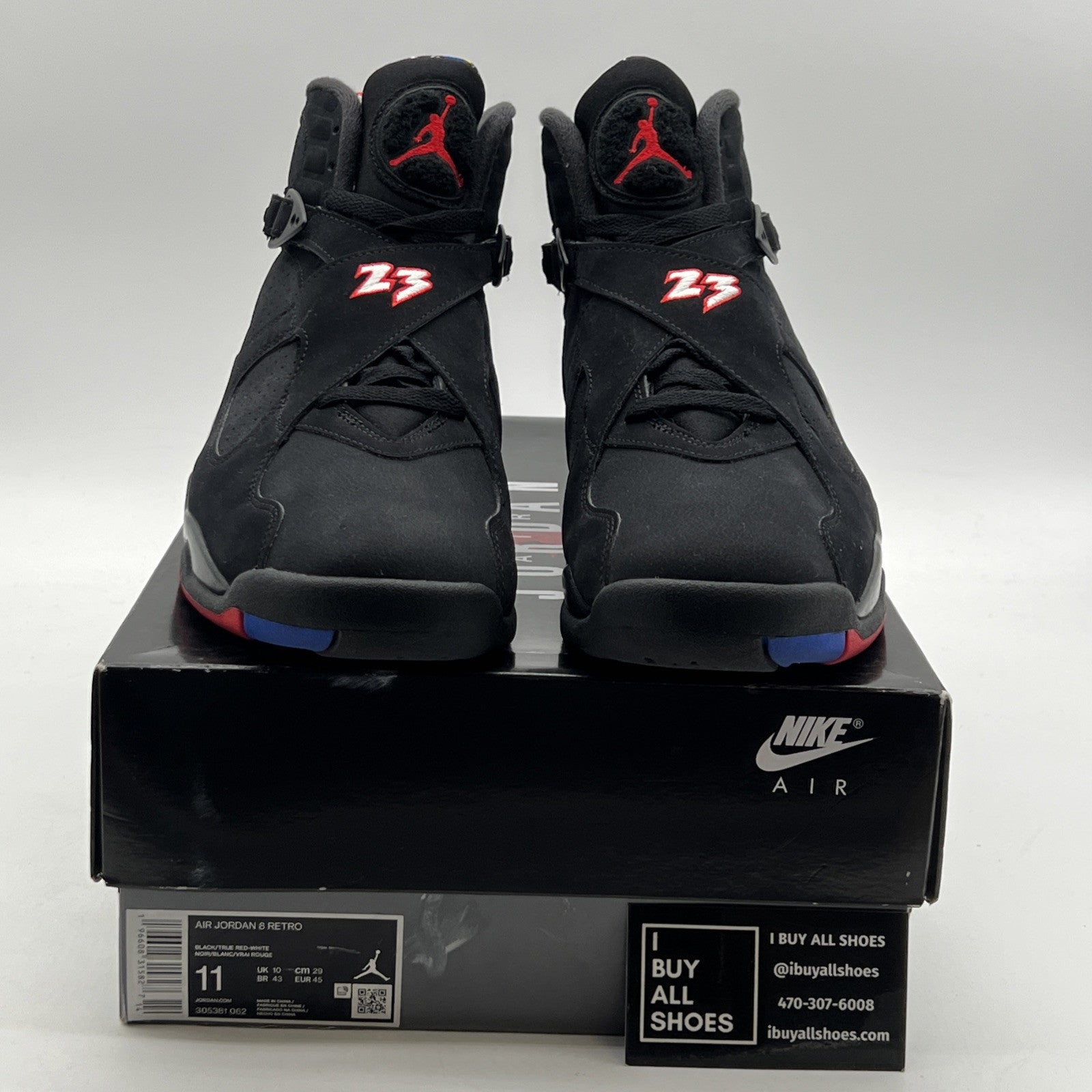 Size 11 - Air Jordan 8 Retro Mid Playoff (305381-062)
