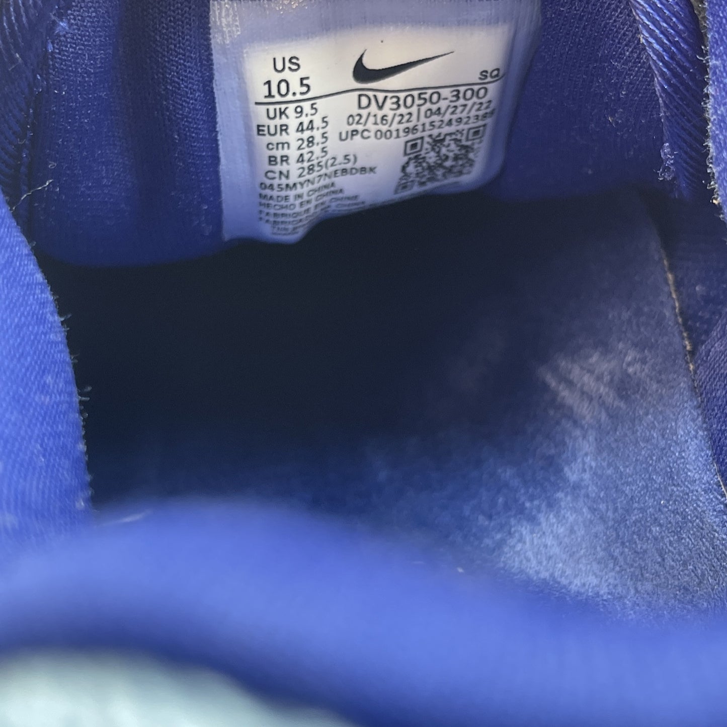 Size 10.5 - Nike Air Max 1 Premium Dirty Denim Blue Suede (DV3050-300(