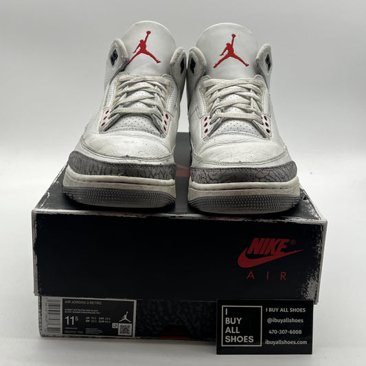 Size 11.5 - Air Jordan 3 Retro Mid White Cement Reimagined (DN3707-100)
