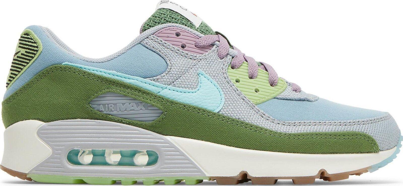 Size 10.5 - Nike Air Max 90 SE Sun Club - Worn Blue Treeline (DM0036-400)