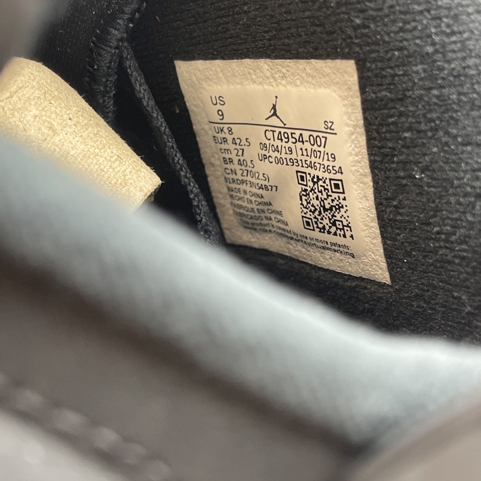 Size 9 - Jordan 6 Retro Defining Moments Black Gold Suede (CT4954-007)