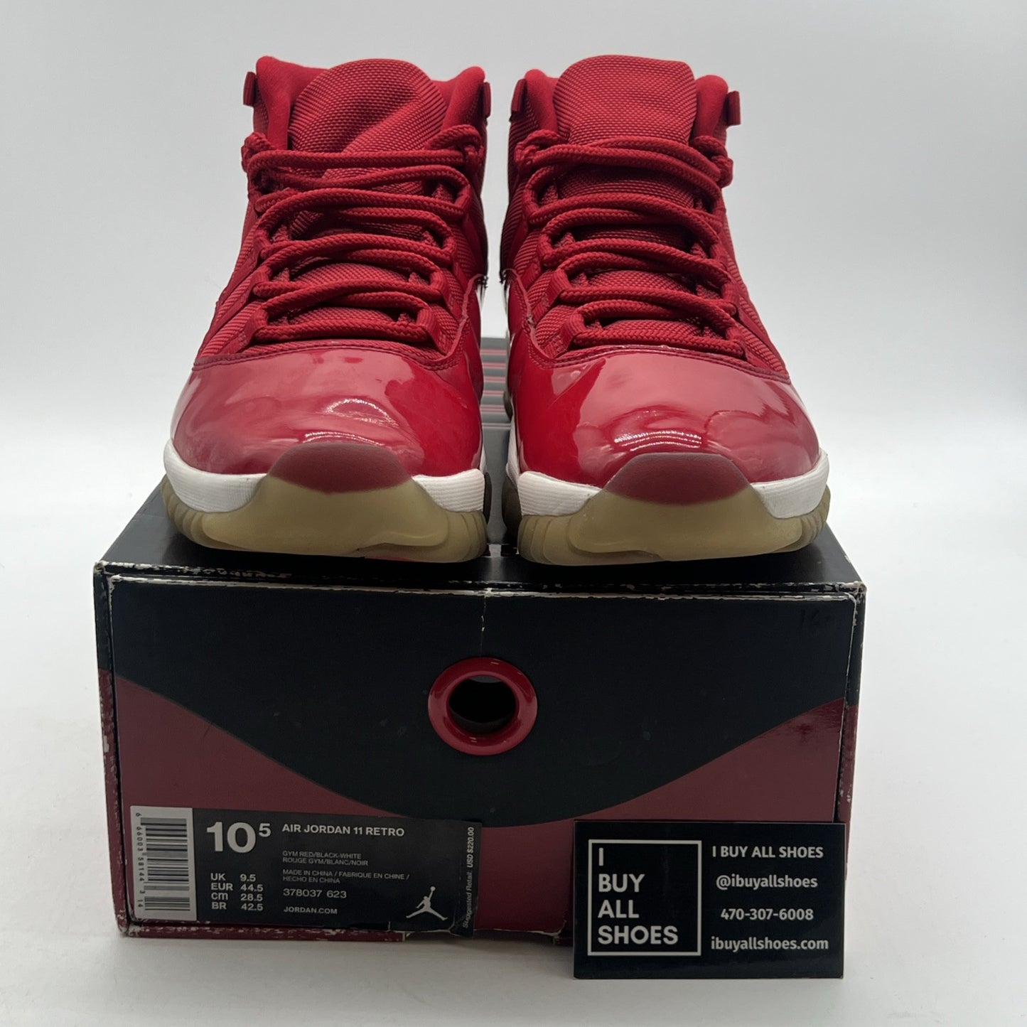 Size 10.5 - Air Jordan 11 Retro High Win Like '96 (378037-623)