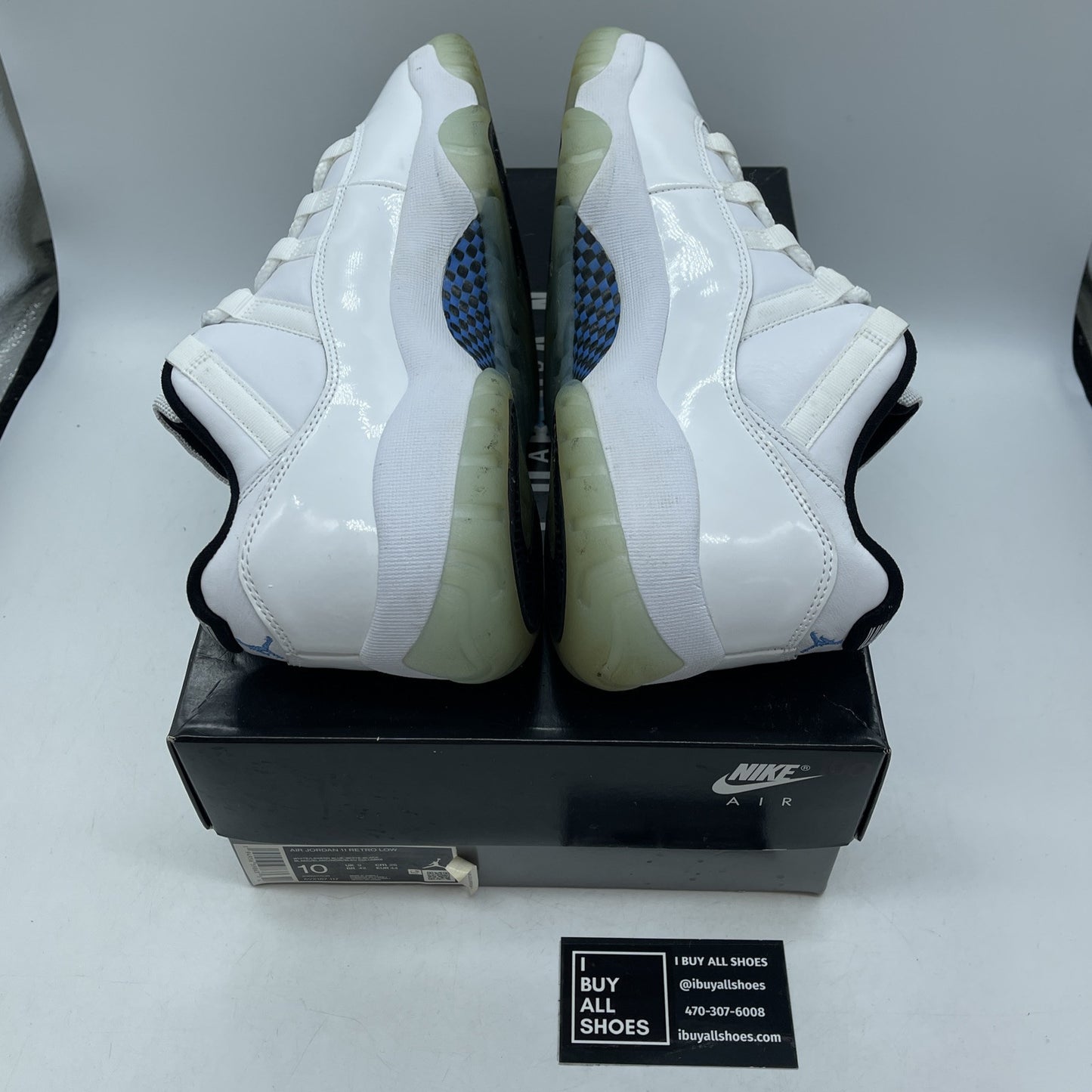 Size 10 - Jordan 11 Retro Low Legend Blue White Leather (AV2187-117)