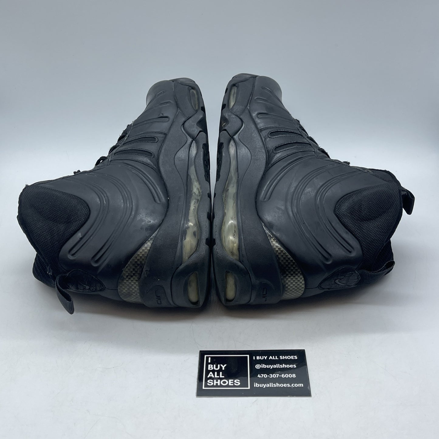 Size 11.5 - Nike Air Max Posite Bakin Black Suede Leather (415327-001)