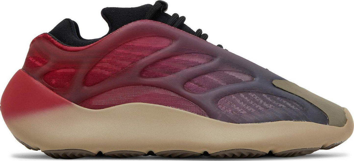 Size 10 - adidas Yeezy 700 V3 Fade Carbon Red Brown Black (GW1814)