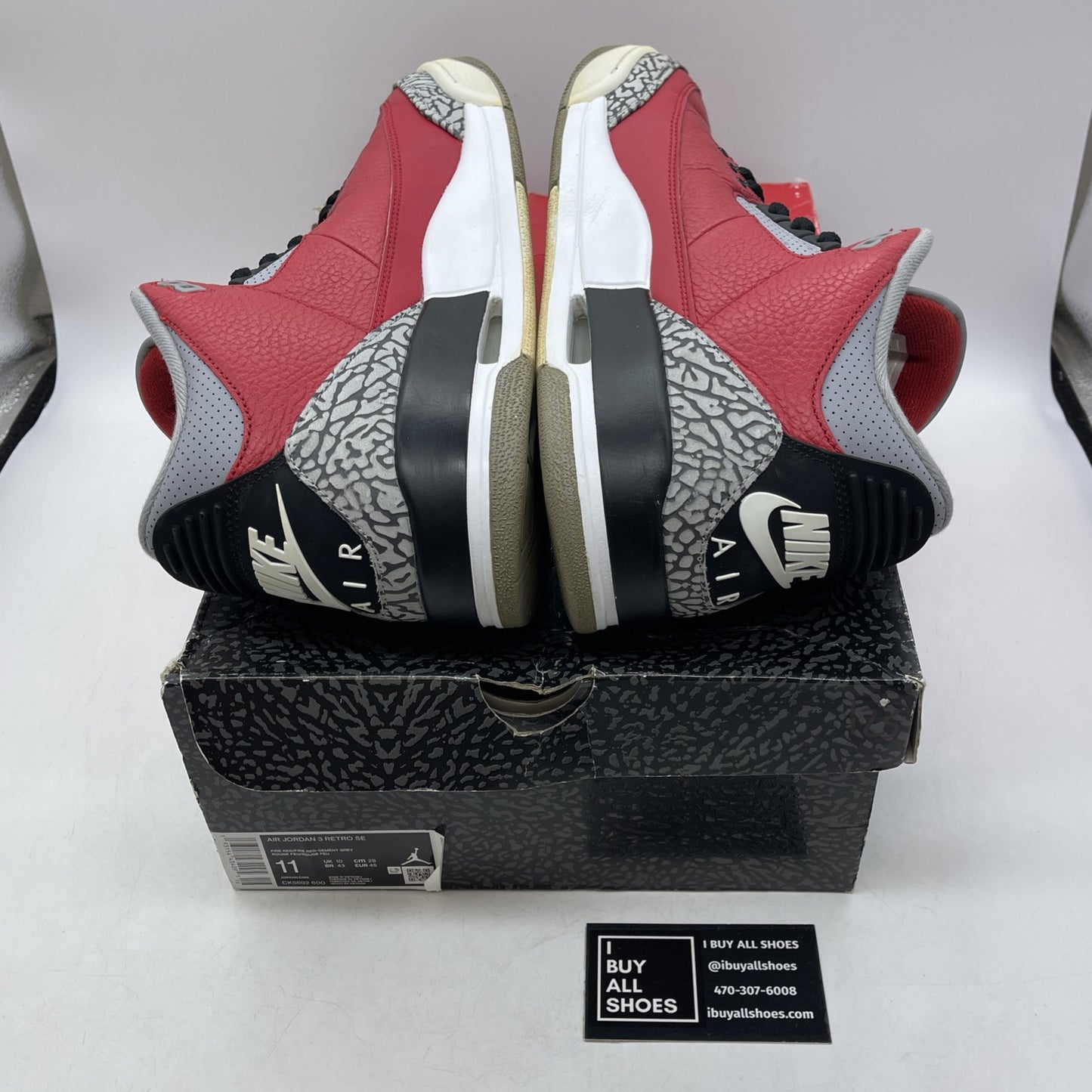 Size 11 - Jordan 3 Retro SE Mid Unite Red Grey Suede Leather (CK5692-600)