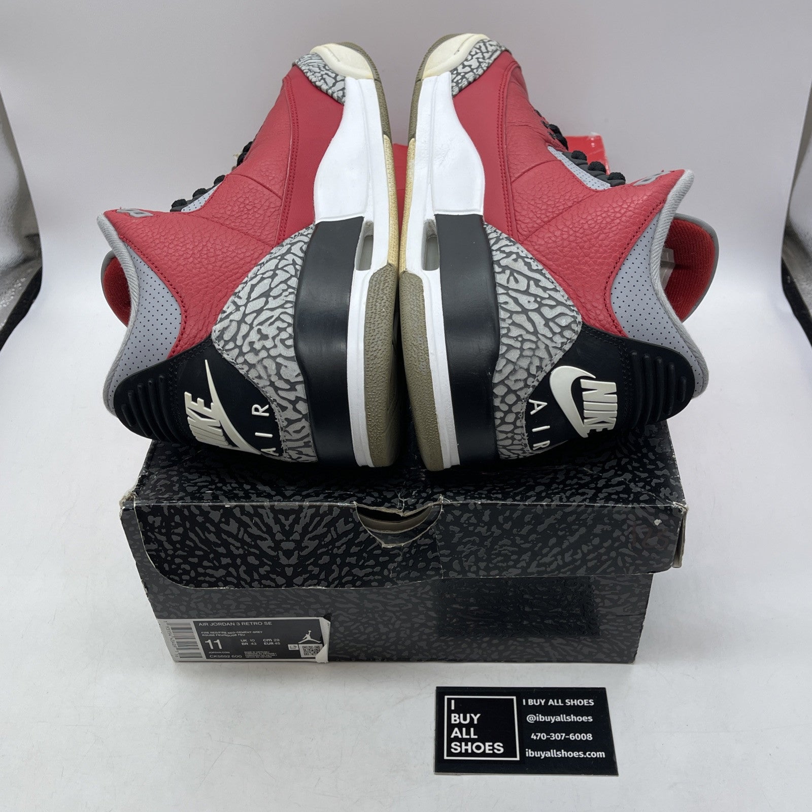 Size 11 - Jordan 3 Retro SE Mid Unite Red Grey Suede Leather (CK5692-600)