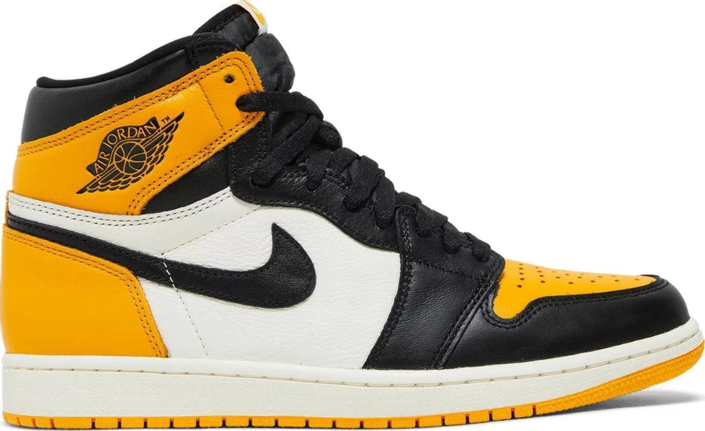 Size 10.5 - Air Jordan 1 Retro OG High Yellow Toe (555088-711)