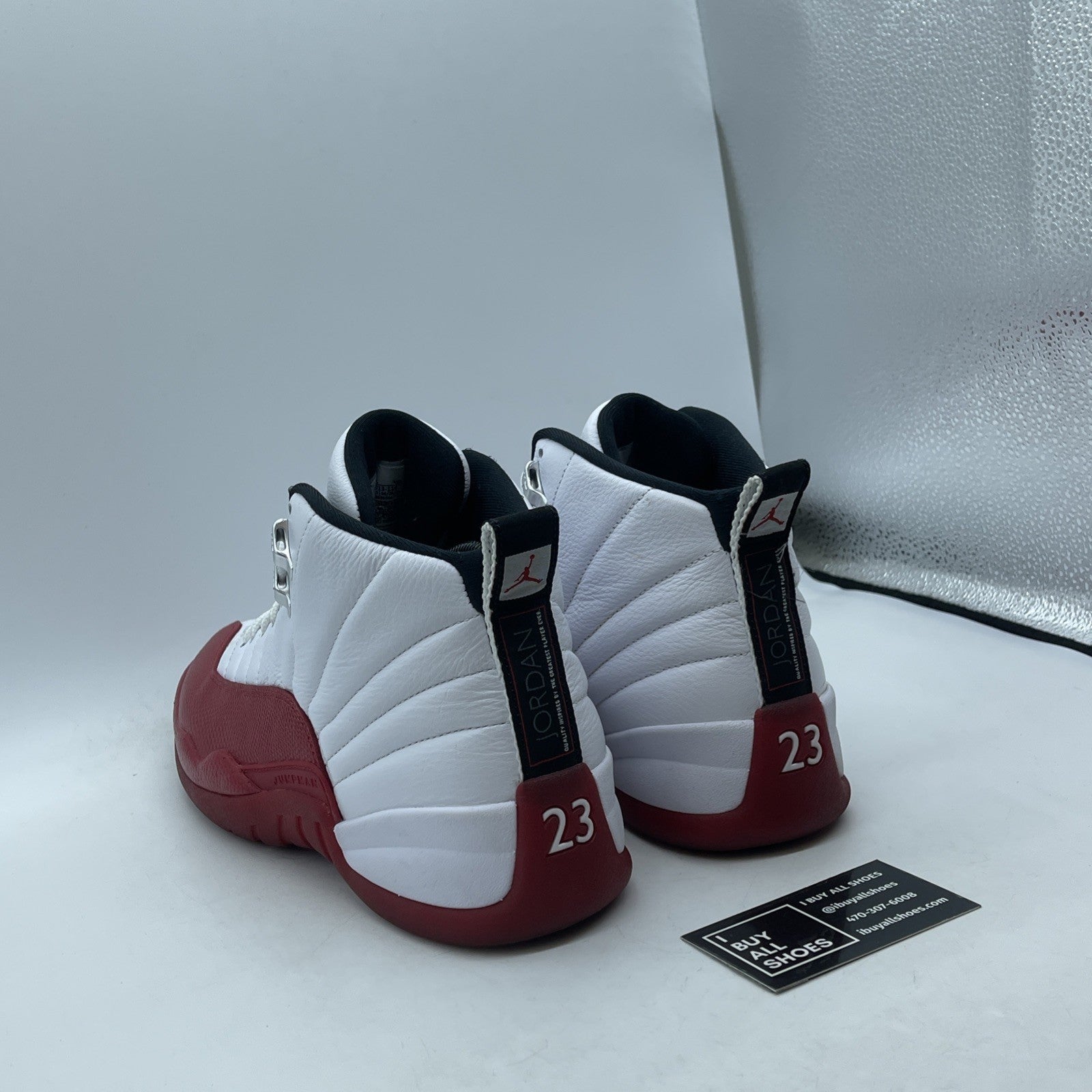 Size 10 - Jordan 12 Retro 2023 Mid Cherry White Red Black Leather (CT8013-116)
