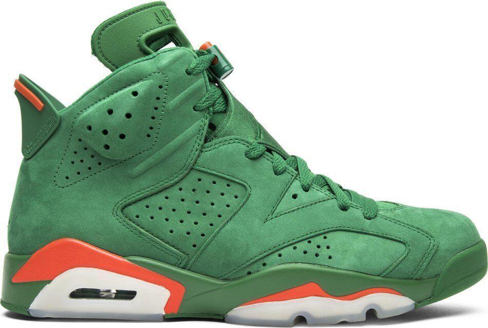 Size 7 - Air Jordan 6 Retro NRG Green Suede Gatorade (AJ5986-335)