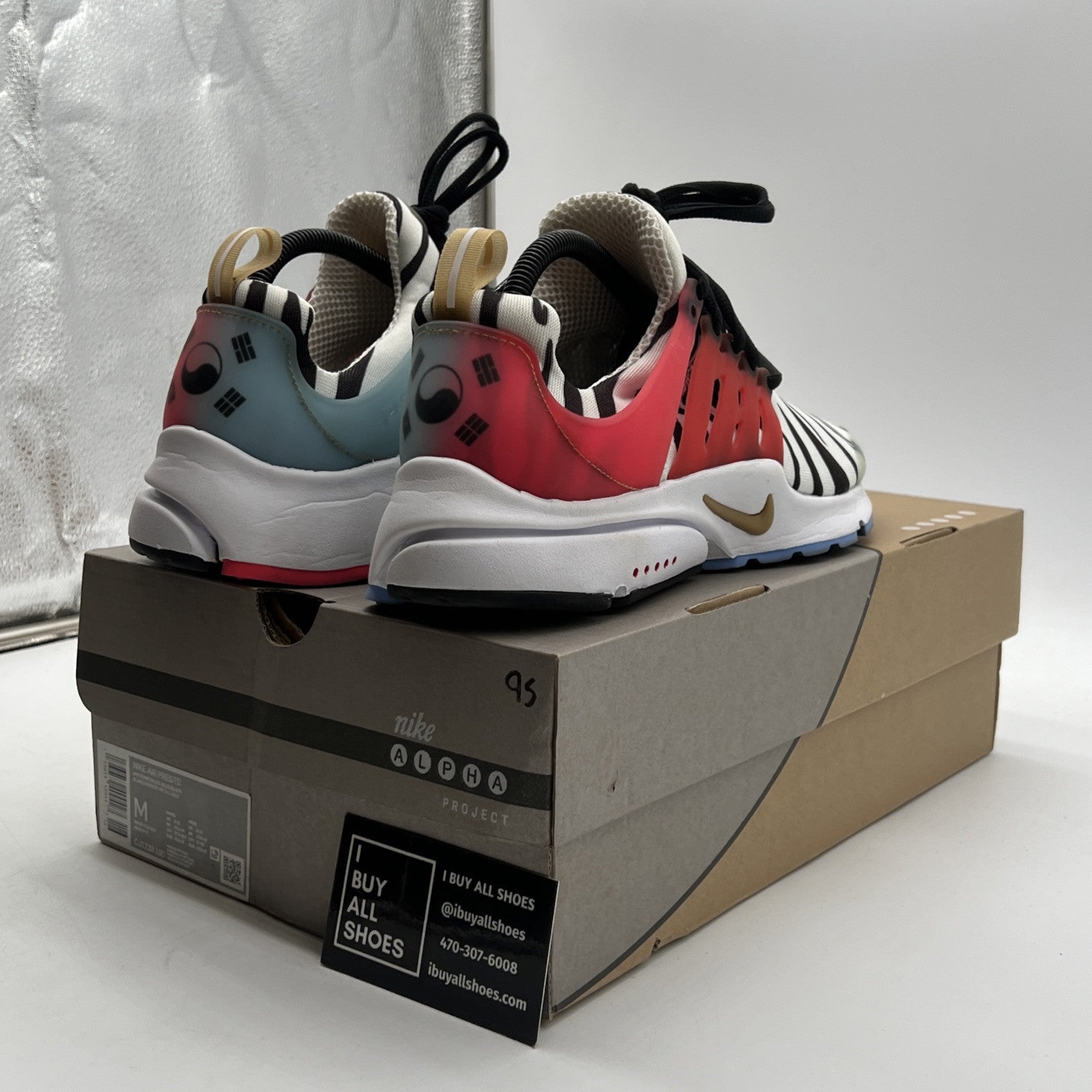 Size M(9-11) - Nike Air Presto South Korea (CJ1229-100)