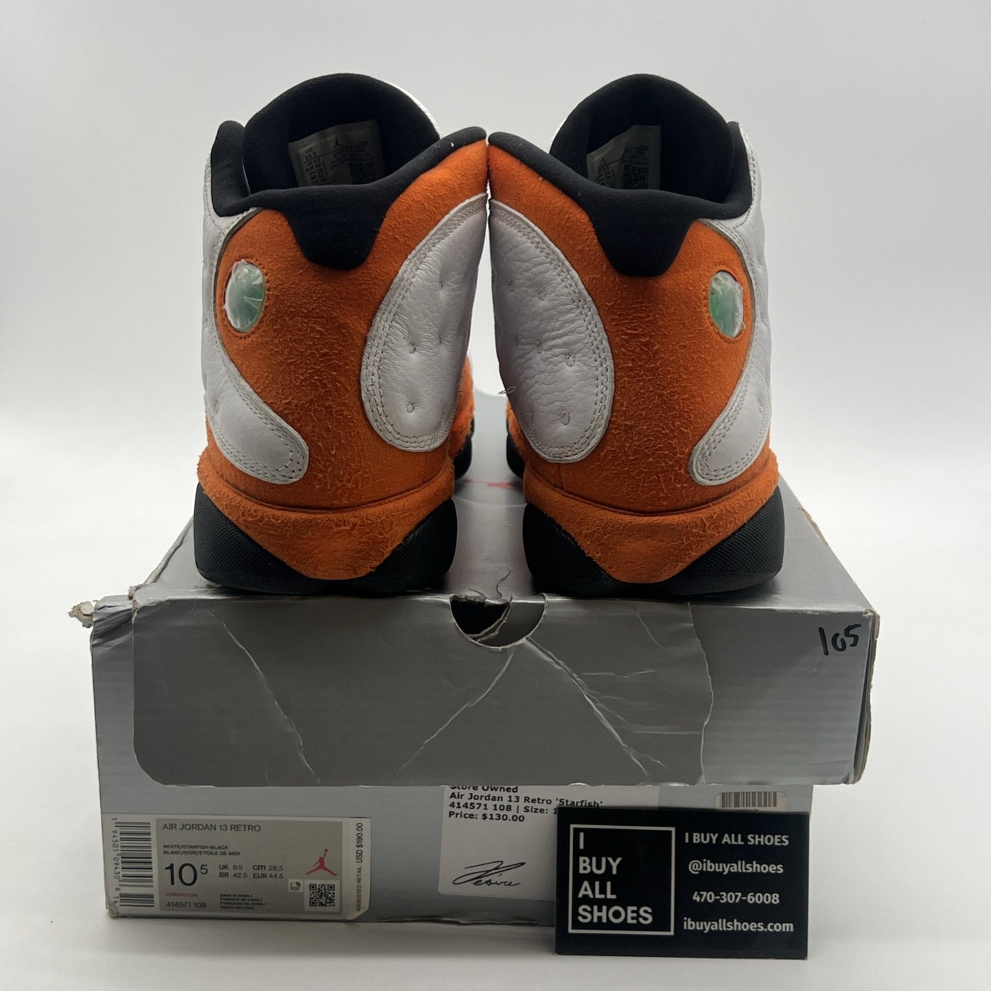 Size 10.5 - Air Jordan 13 Retro Starfish (414571-108)