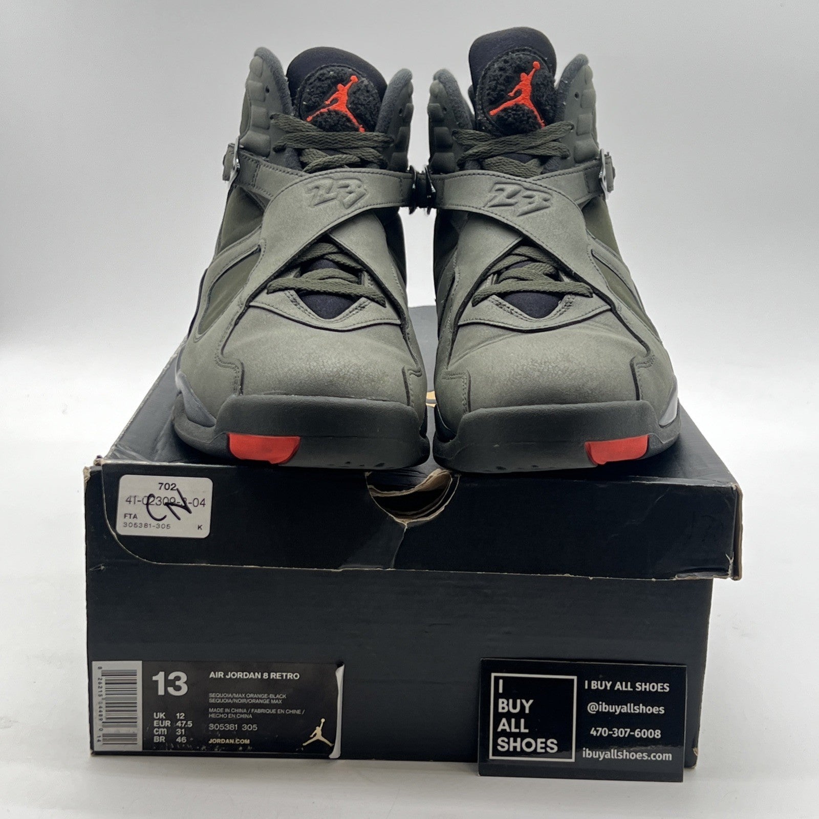 Size 13 - Air Jordan 8 Retro Take Flight (305381-305)