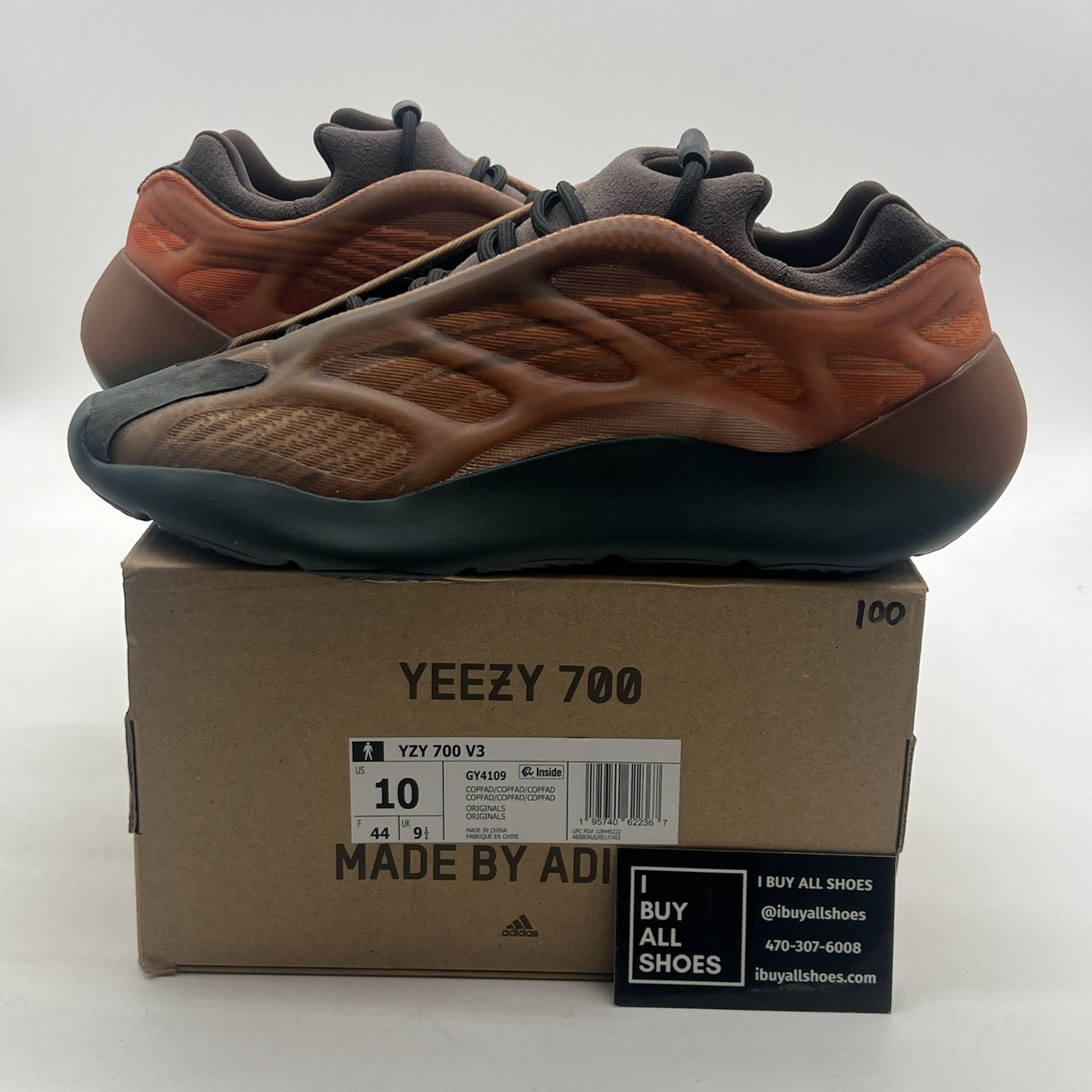 Size 10 - adidas Yeezy 700 V3 Copper Fade (GY4109)