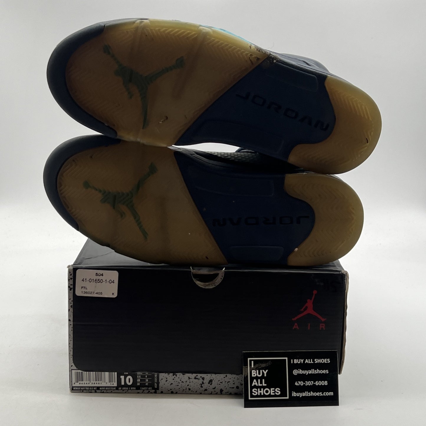 Size 10 - Air Jordan 5 Retro Pre-Grape (136027-405)