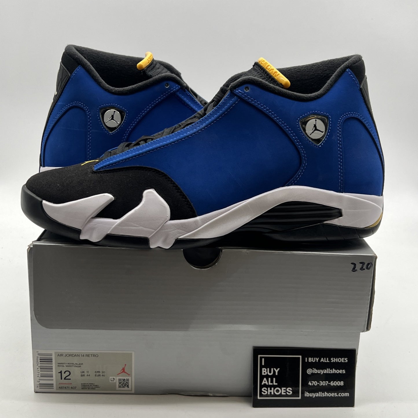 Size 12 - Air Jordan 14 Retro Laney (487471-407)