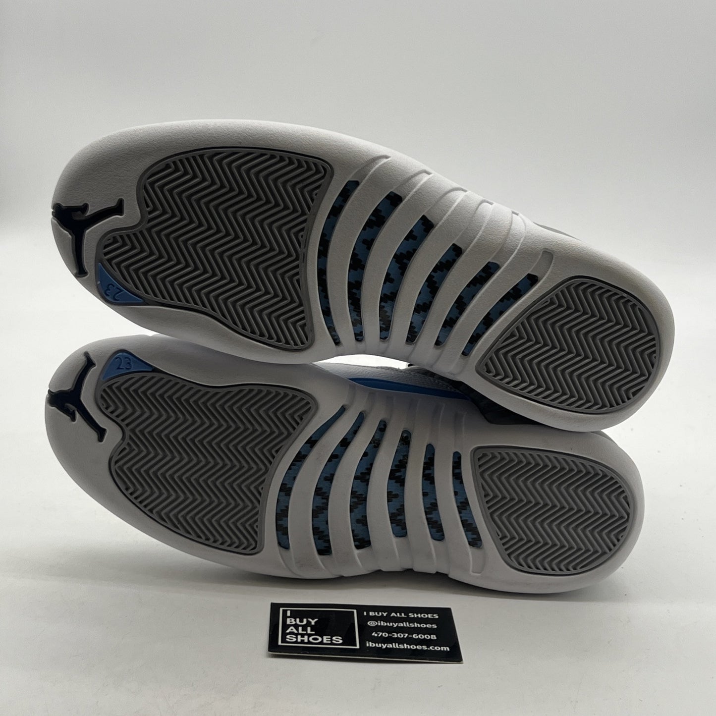 Size 10 - Air Jordan 12 Retro Grey University Blue (130690-007)