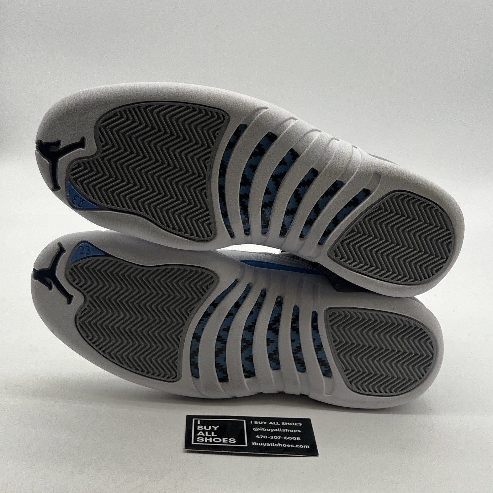 Size 10 - Air Jordan 12 Retro Grey University Blue (130690-007)
