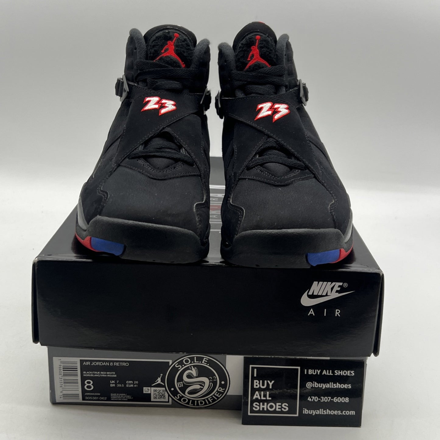 Size 8 - Air Jordan 8 Retro Mid Playoff (305381-062)