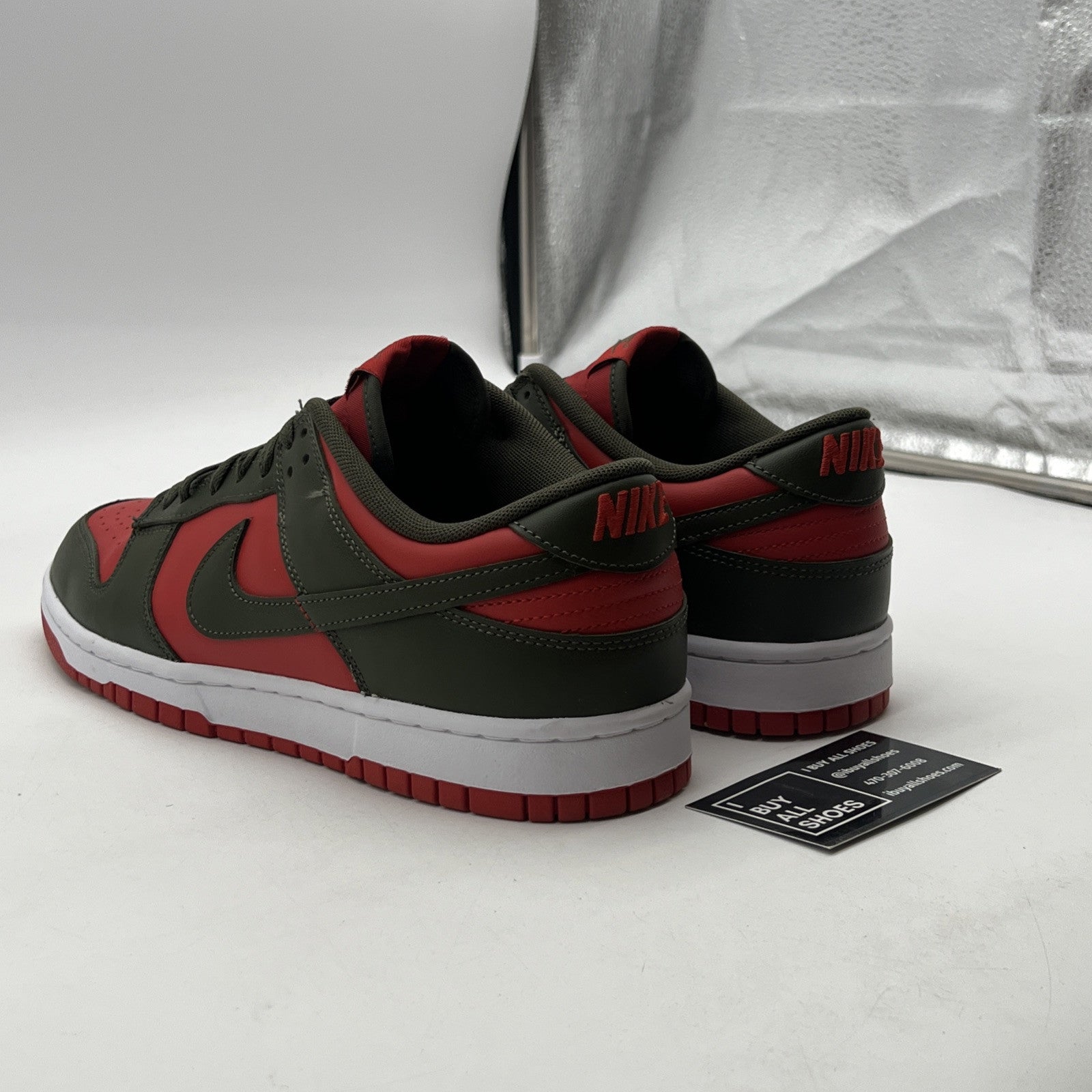 Size 11 - Nike Dunk Low Cargo Khaki Mystic Red (DV0833-600)