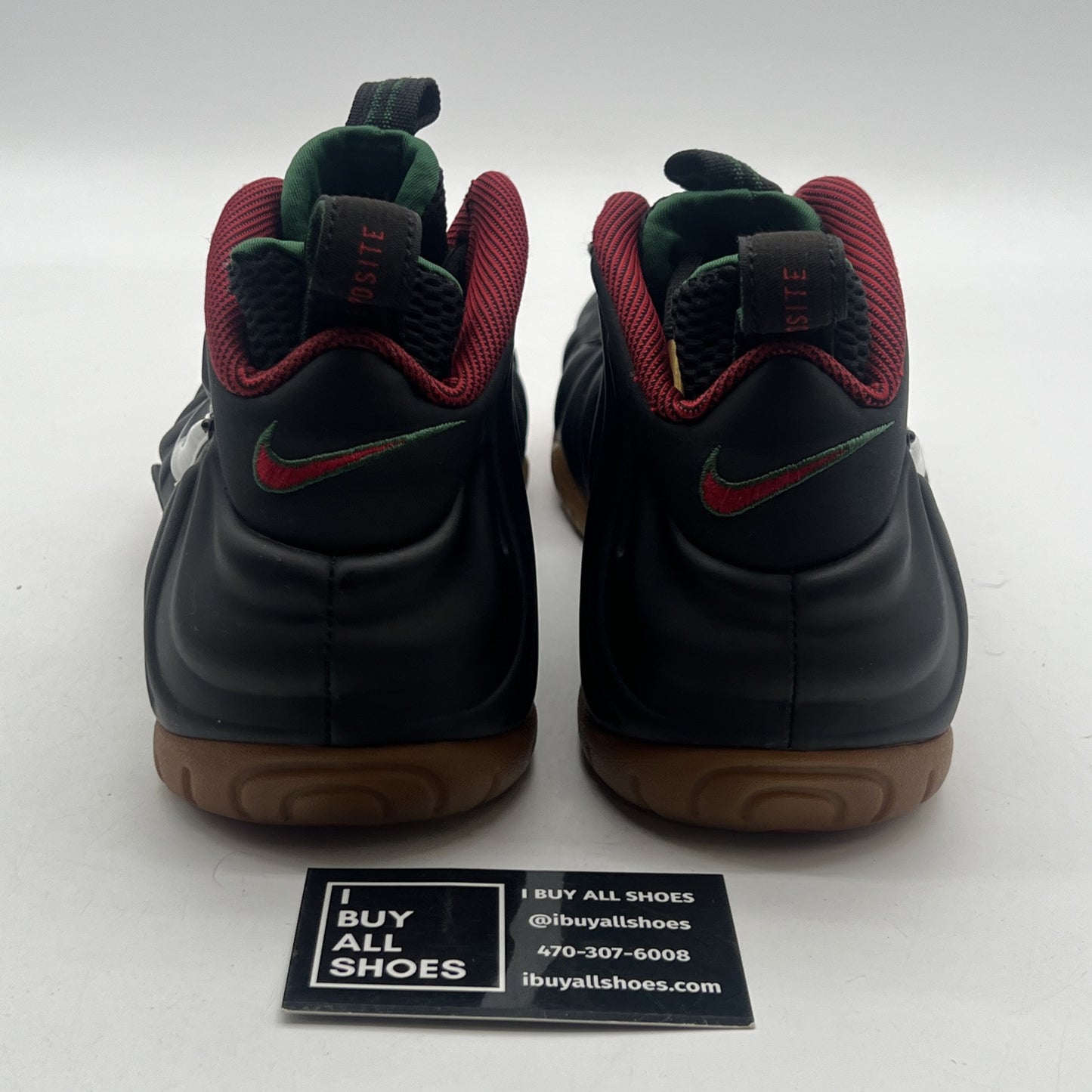 Size 9 - Nike Foamposite Pro Gucci - Black (624041-004)