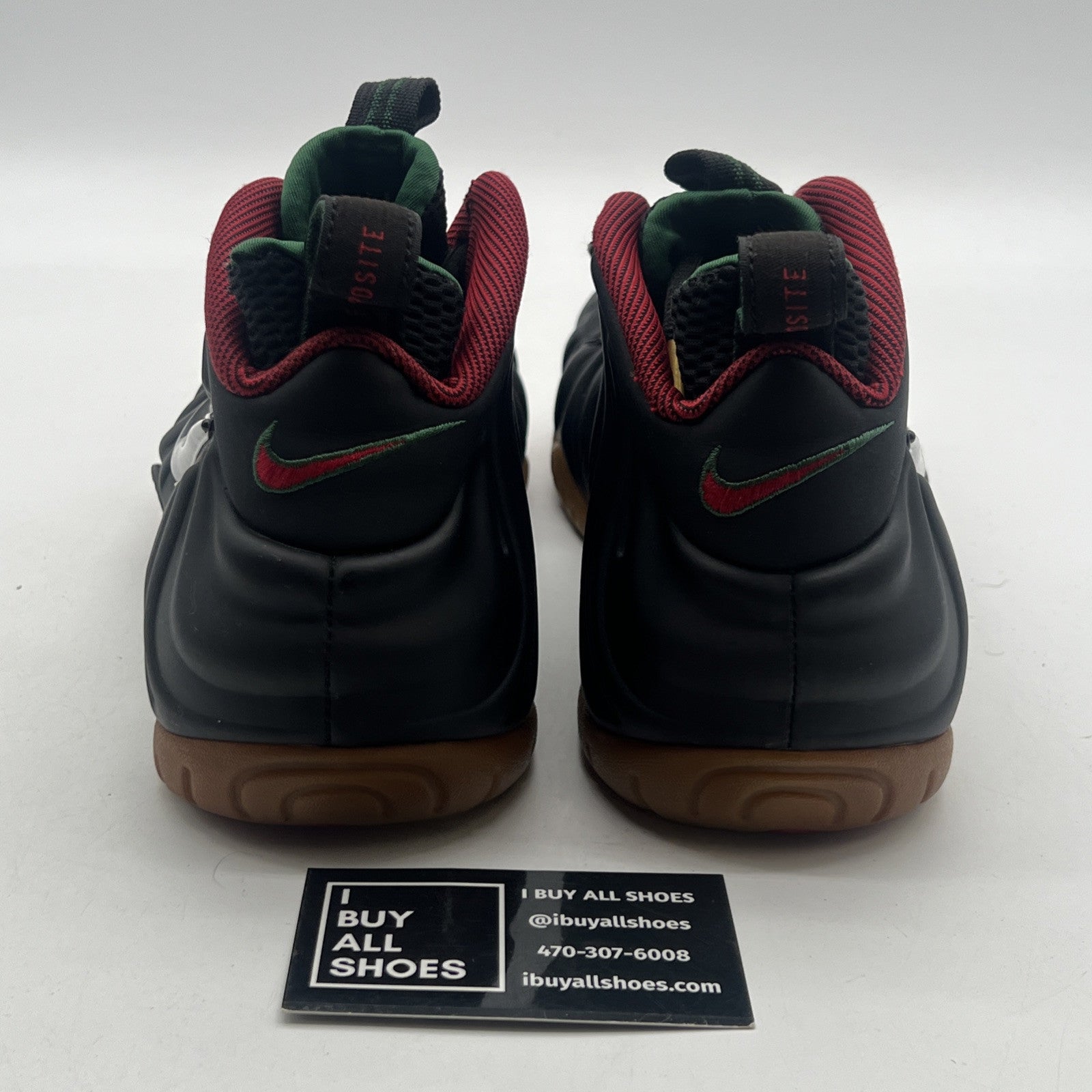 Size 9 - Nike Foamposite Pro Gucci - Black (624041-004)