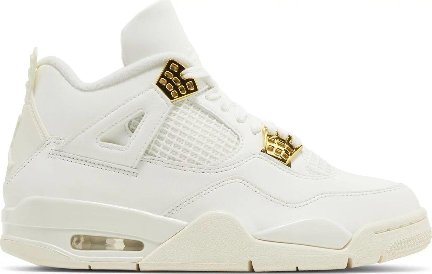 Size 10.5W - Air Jordan 4 Retro Metallic Gold (AQ9129-170)