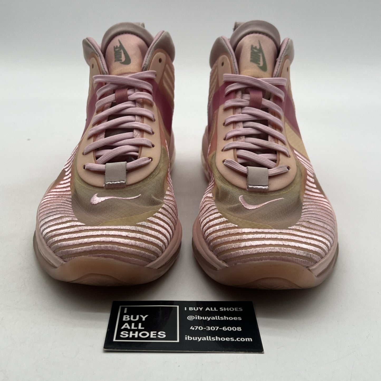 Size 10.5 - Nike John Elliott x LeBron Icon Tulip Pink (AQ0114-600)