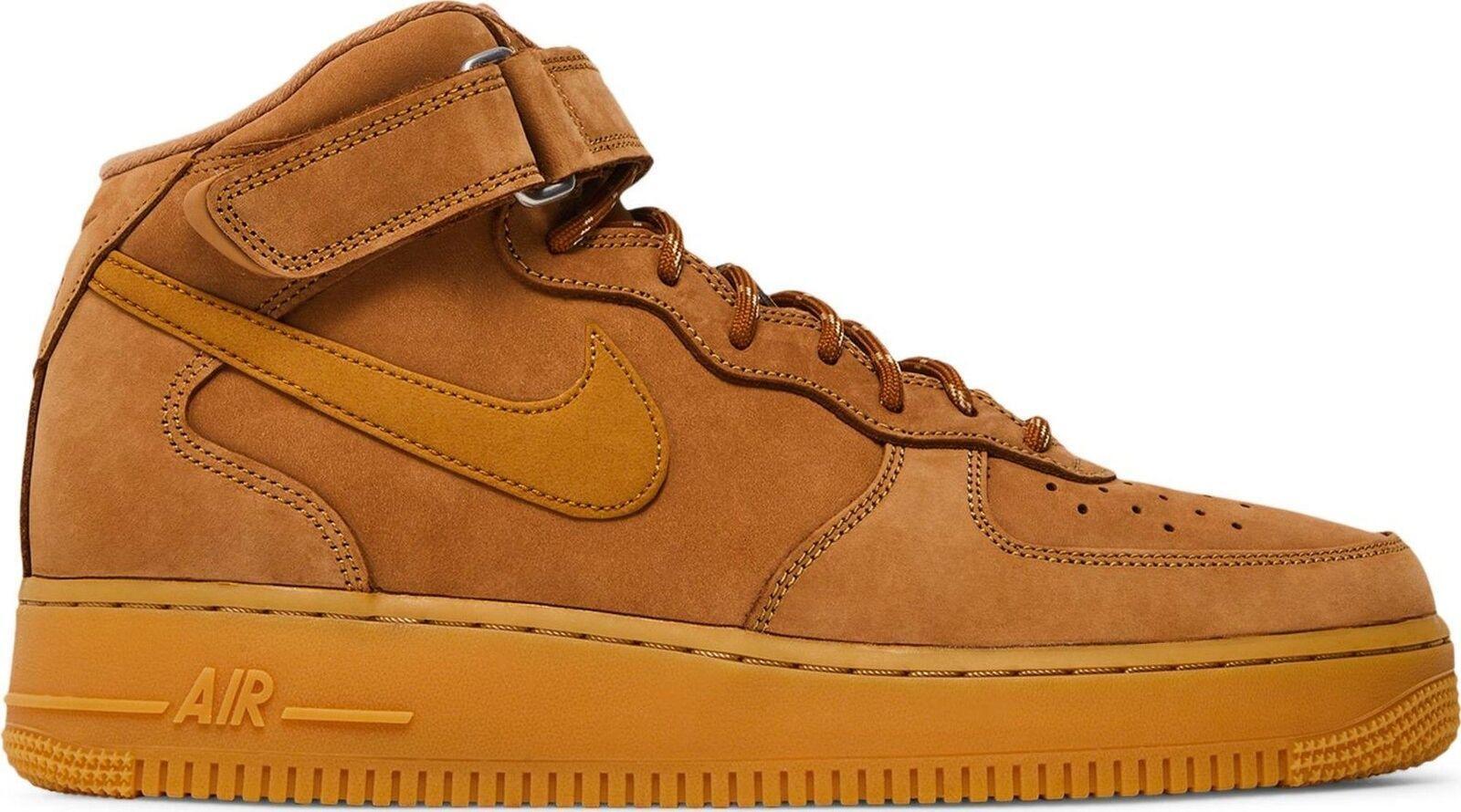 Size 13 - Nike Air Force 1 '07 Mid Flax (DJ9158-200)