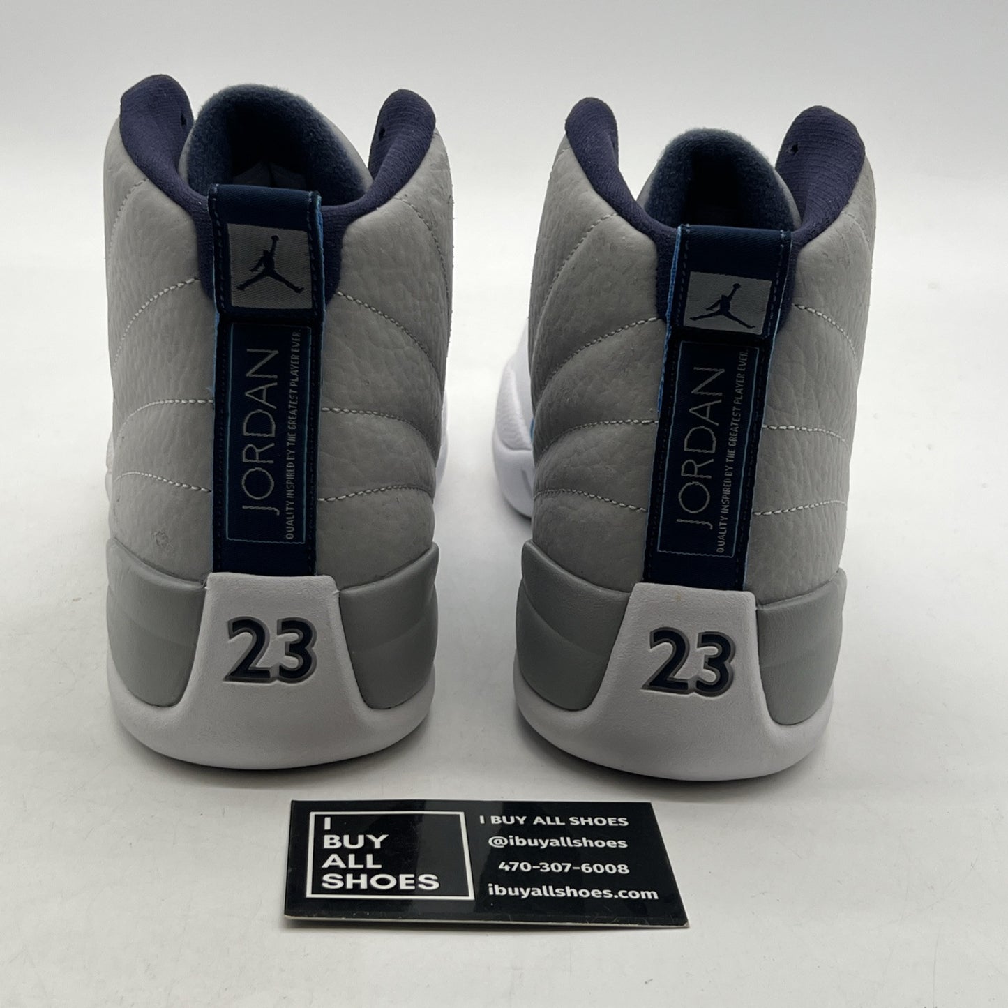 Size 10 - Air Jordan 12 Retro Grey University Blue (130690-007)
