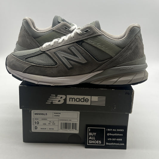 Size 10 - New Balance 990v5 Made in USA Low Castlerock (M990GL5)