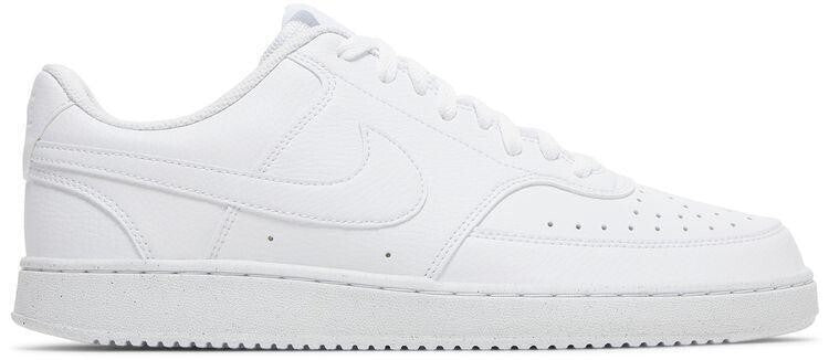 Size 9.5 - Nike Court Vision Next Nature Low Triple White Leather (DH2987-100)