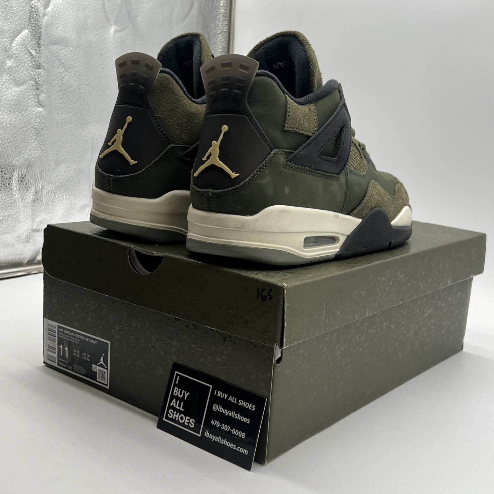 Size 11 - Air Jordan 4 SE Retro Low Craft - Olive (FB9927-200)