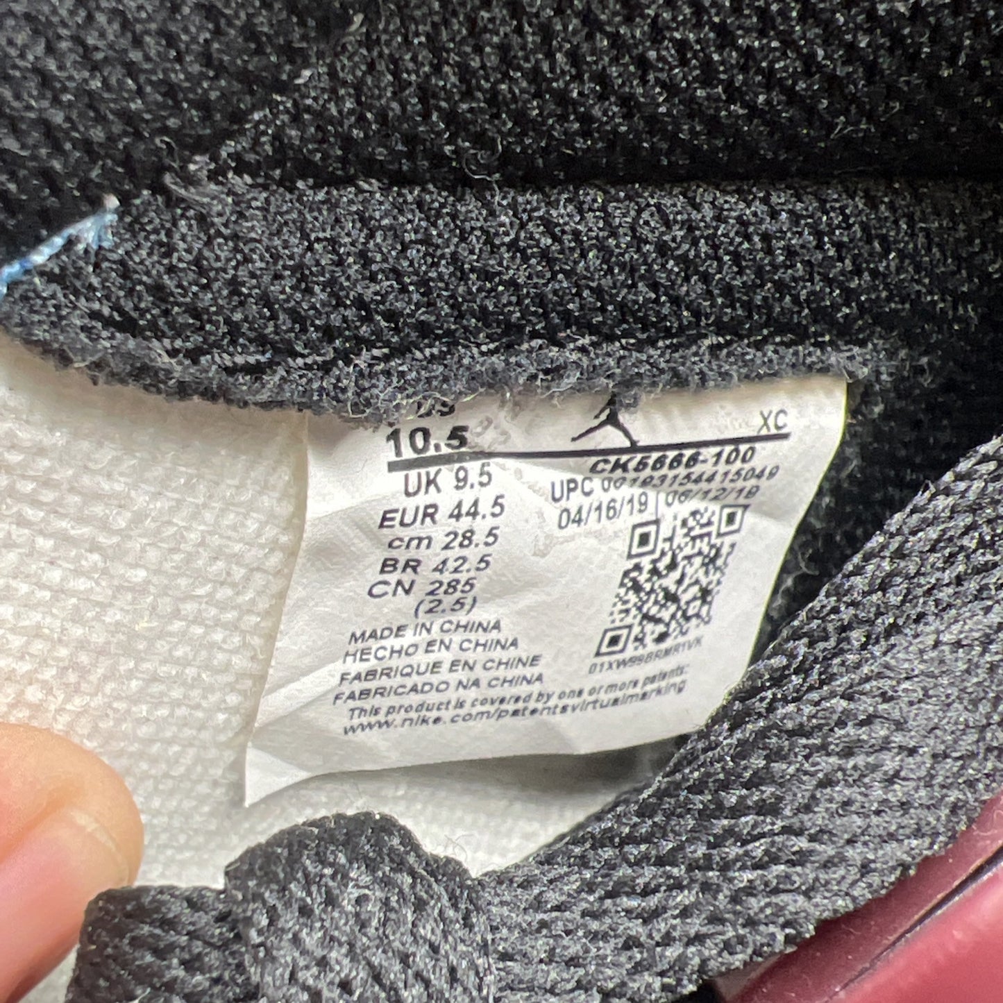 Size 10.5 - Air Jordan 1 Retro OG High Fearless (CK5666-100)