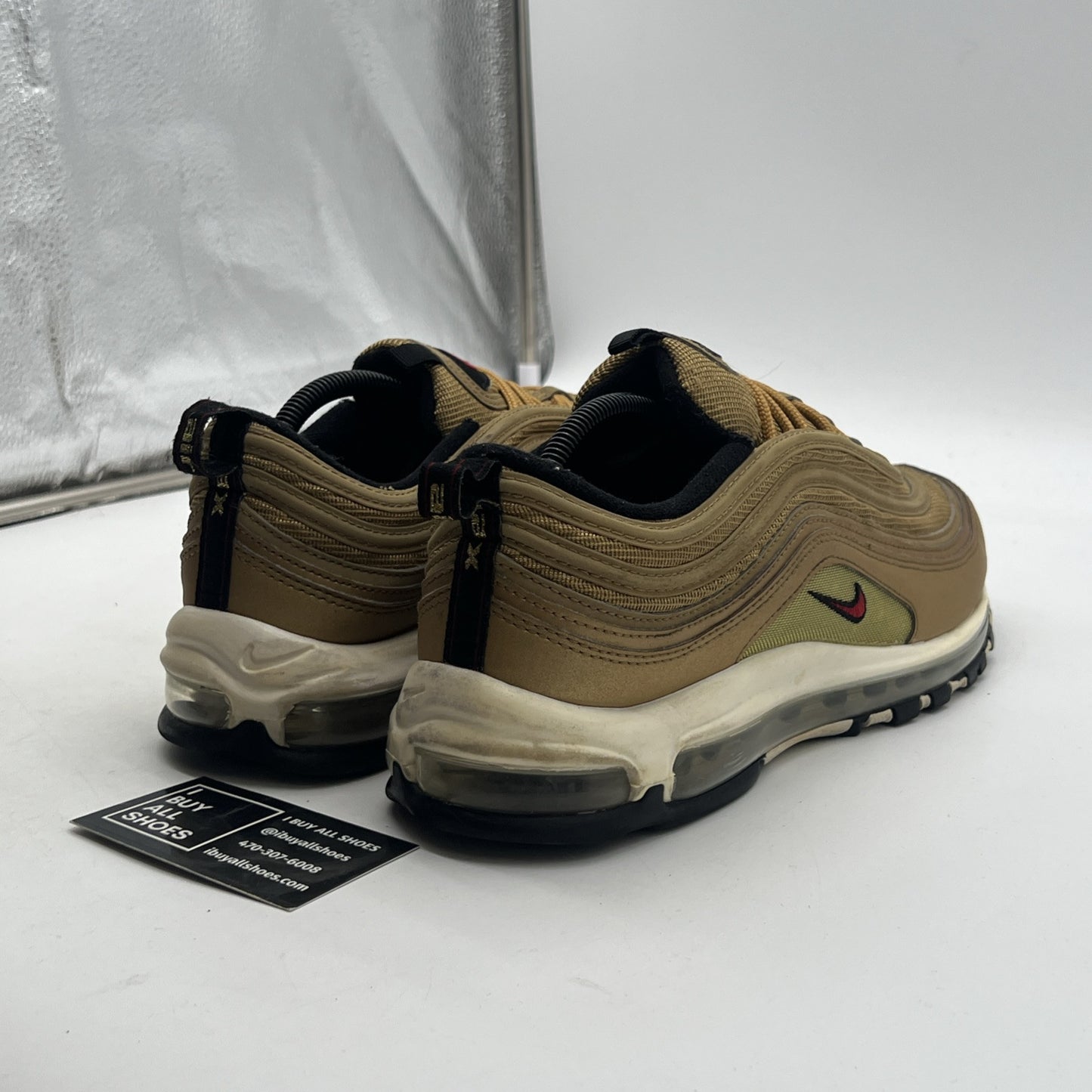 Size 11 - Nike Air Max 97 OG QS Metallic Gold (884421-700)