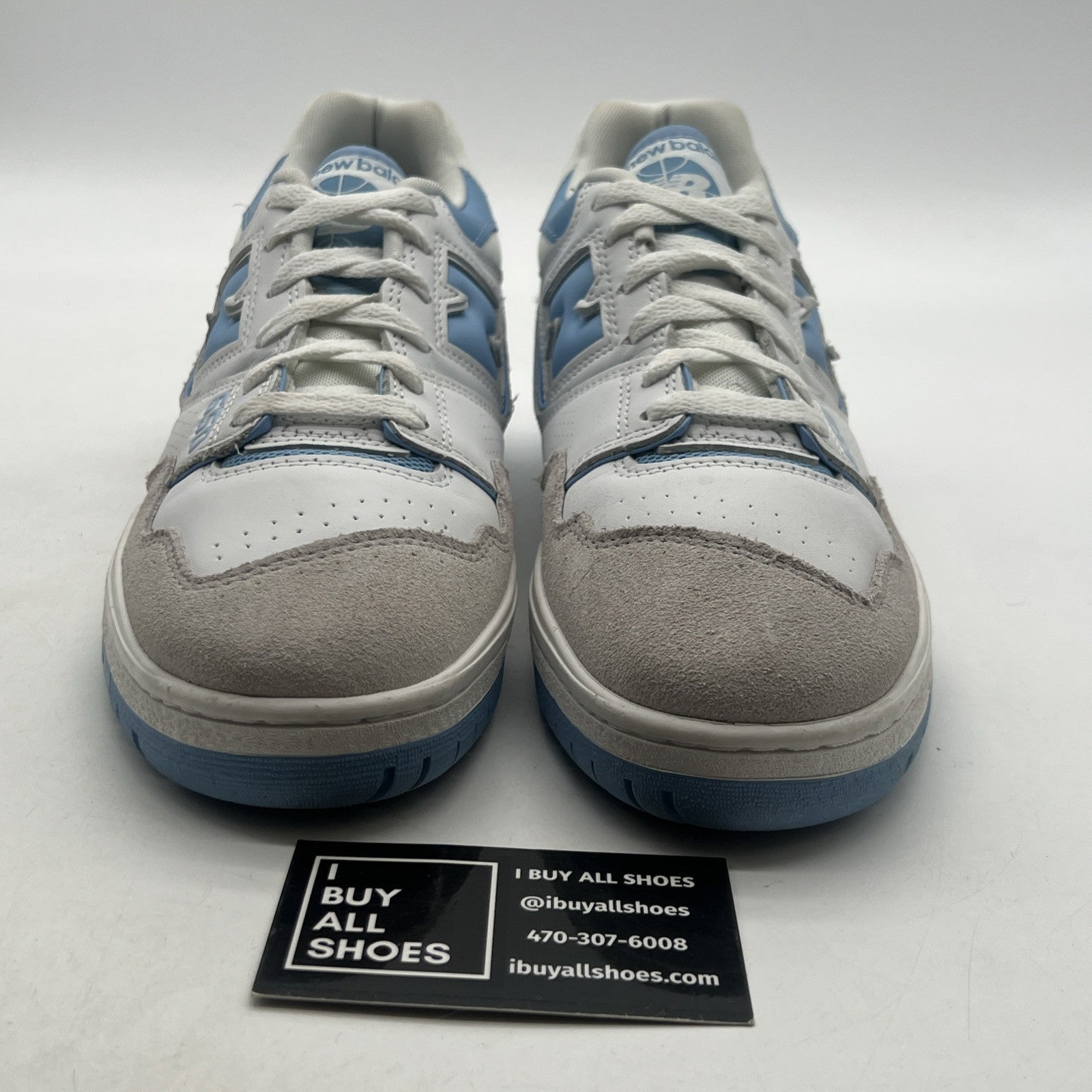 Size 10 - New Balance 550 White Blue Haze (BB550LSB)