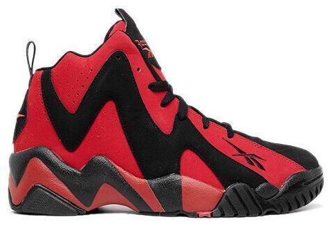 Size 13 - Reebok Kamikaze 2 Mid Blackflash Red (V44410)