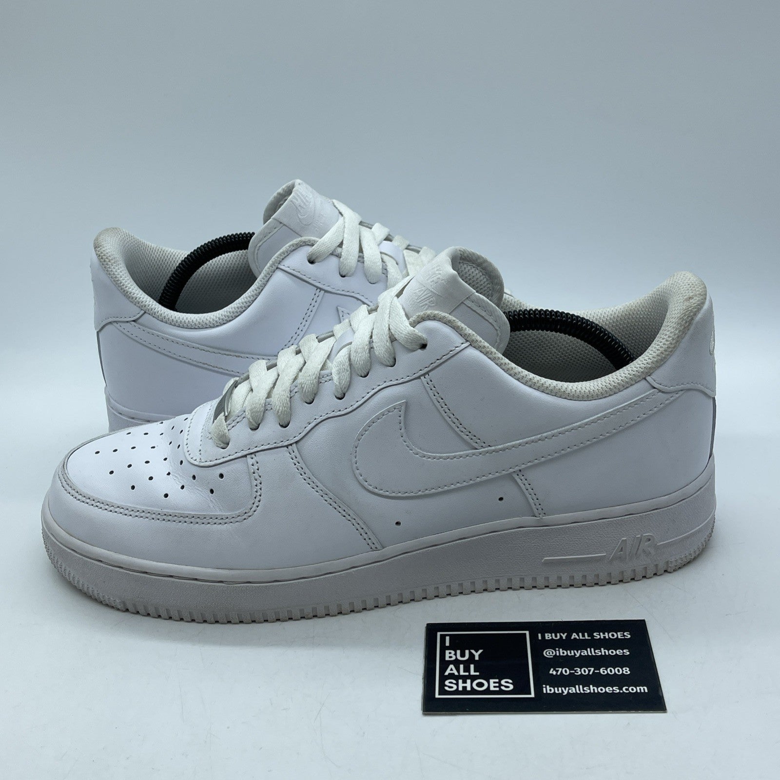 Size 10.5 - Nike Air Force 1 '07 Low Triple White Leather (CE2288-111)