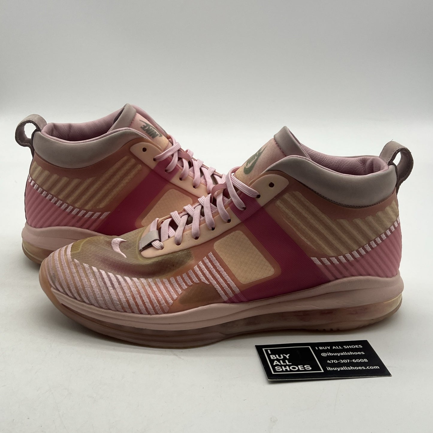 Size 10.5 - Nike John Elliott x LeBron Icon Tulip Pink (AQ0114-600)