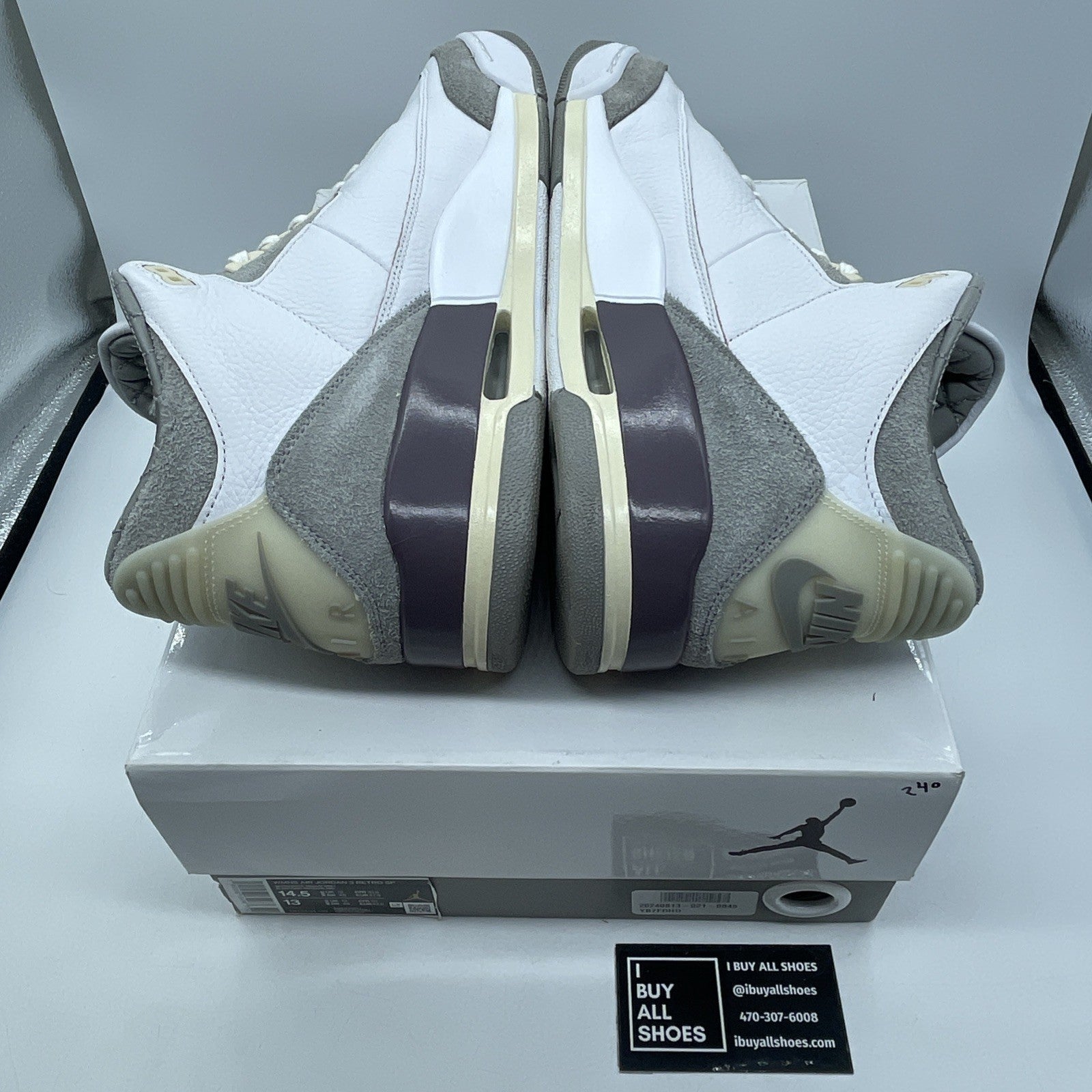 Size 14.5W - Jordan 3 Retro SP x A Ma Maniere Low Raised By Women (DH3434-110)