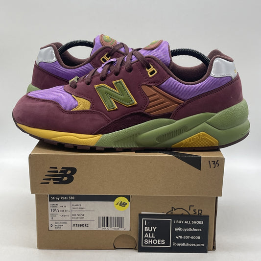 Size 10.5 - New Balance Stray Rats x 580 Tribute to 2007 - Burgundy (MT580SR2)