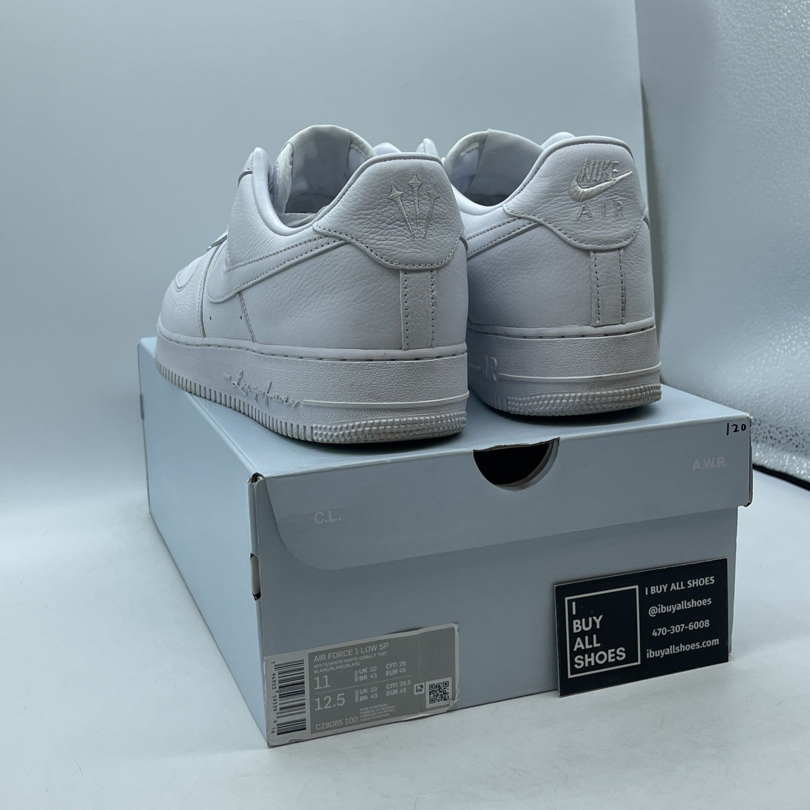 Size 11 - Nike Air Force 1 x NOCTA Low Certified Lover Boy White (CZ8065-100)