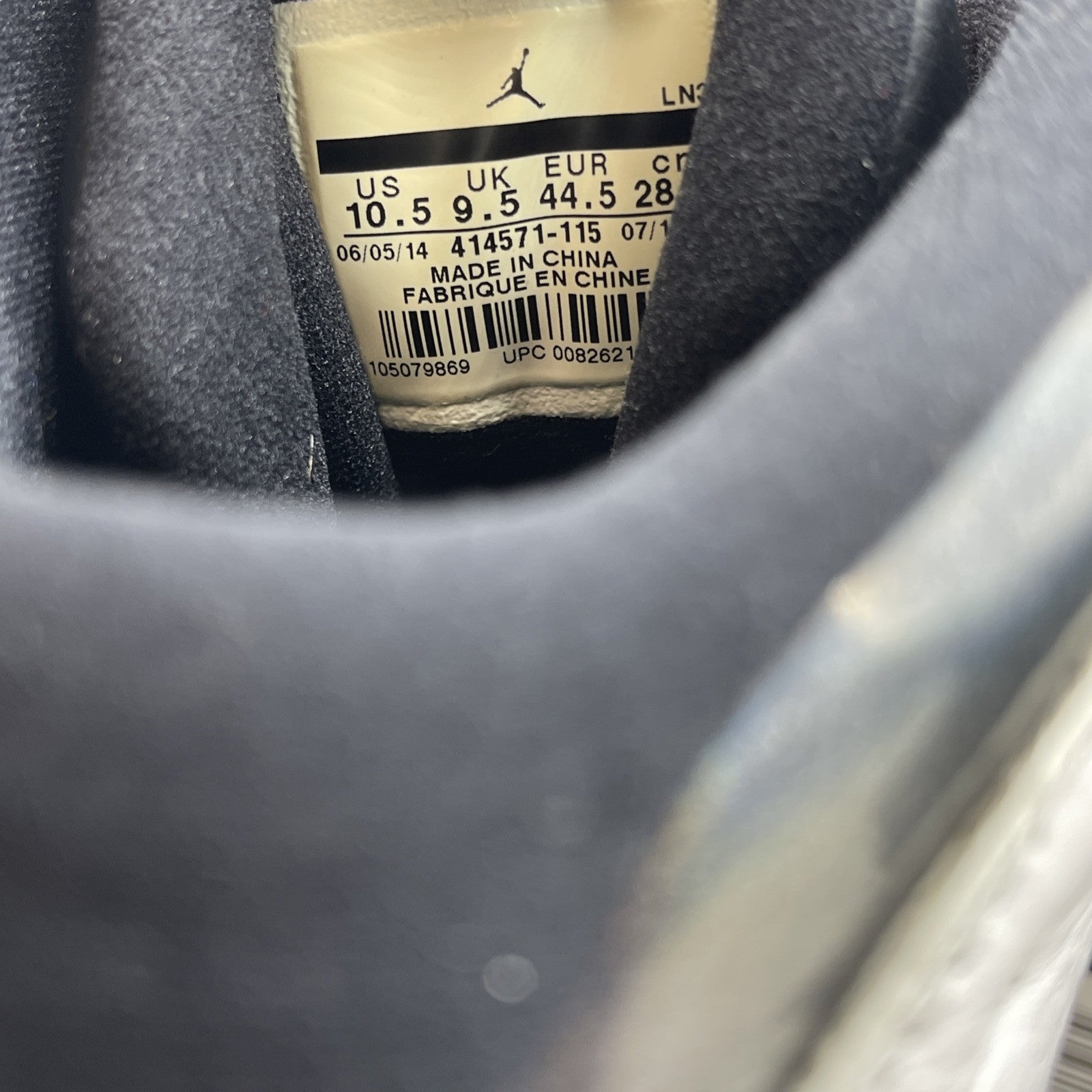 Size 10.5 - Air Jordan 13 Retro Barons Grey White Leather (414571-115)