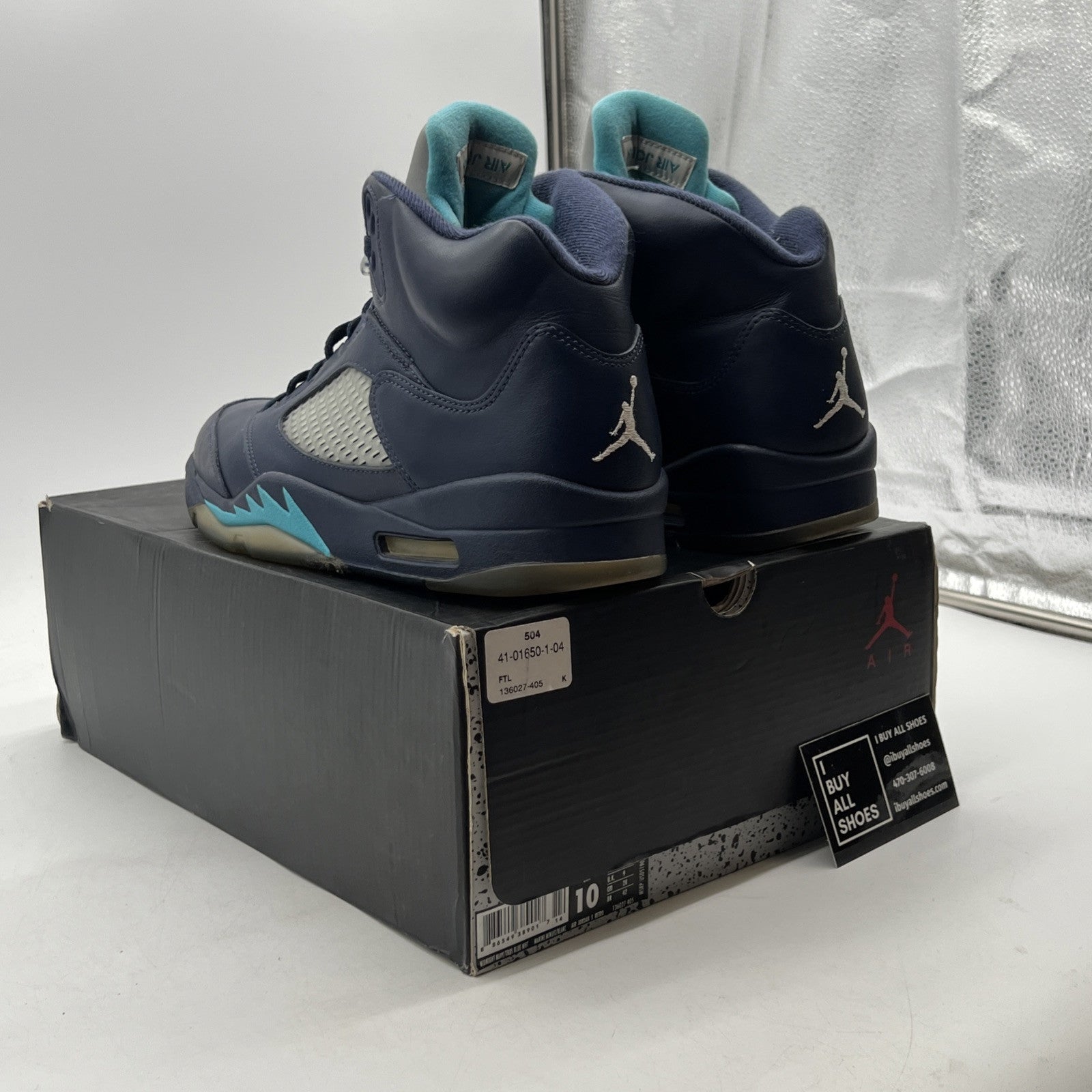 Size 10 - Air Jordan 5 Retro Pre-Grape (136027-405)